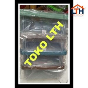 3-418-1.jpg KOTAK SERBAGUNA CLEAR BOX NO. 20 CHROME HANDLE LION STAR