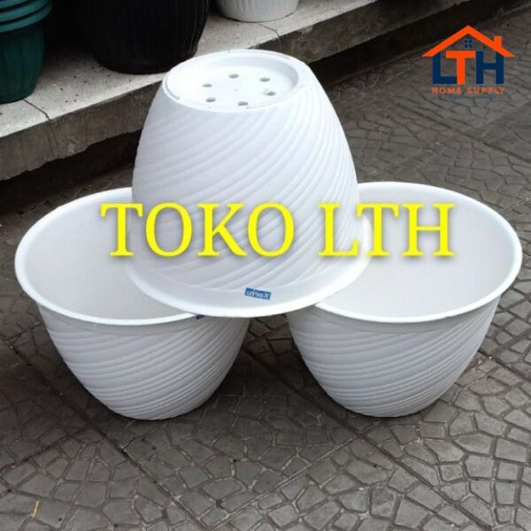 Pot Tawon Madu Tulip 40 - Putih