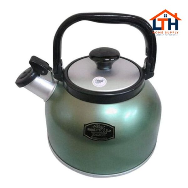 TEKO BUNYI WARNA 3 ltr RIGOLETTO MASPION / WHISTLING KETTLE-RANDOM
