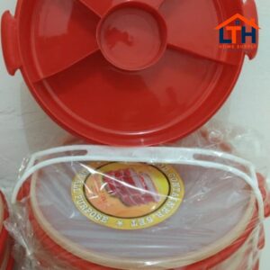 RANTANG CATERING SUSUN 3 BULAT PLASTIK / BOX CATERING SS 3 OMPRENG KOTAK MAKANAN