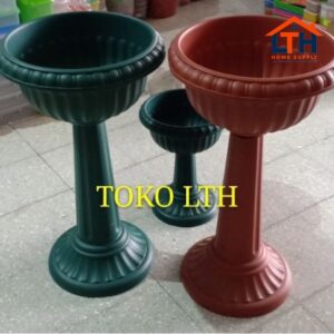 3-45-1.jpg POT BUNGA PIALA KAKI TINGGI - TIARA POT 112 LION STAR FP19 / POT TANAMAN AIR