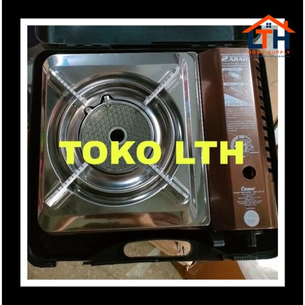 KOMPOR GAS PORTABLE TRAVEL 2 IN 1 COSMOS CGS123PN / KOMPOR 1 TUNGKU CGS 123PN