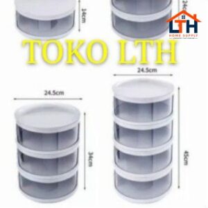 3-473-1.jpg TUDUNG SAJI SUSUN 4 RAK PENUTUP MAKANAN TINGKAT / FOOD COVER TEMPAT LAUK TUTUP MULTI LAYER