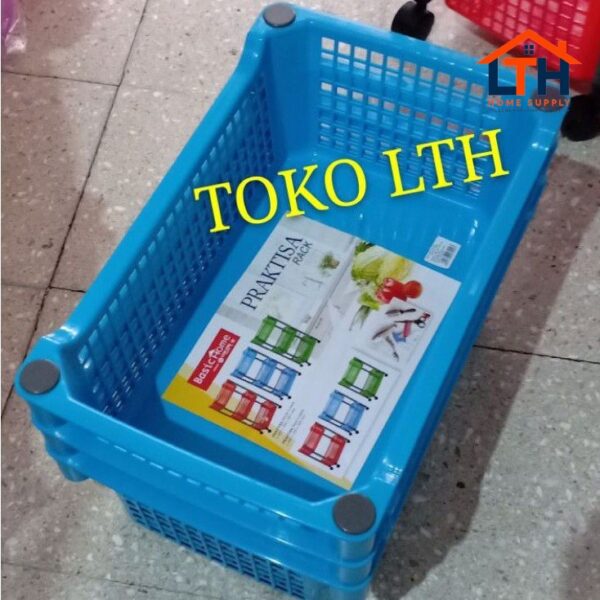 3-480-1.jpg RAK SERBAGUNA SUSUN 3 RODA / RAK DAPUR / KERANJANG SUSUN / RAK DOKUMEN PRAKTISI LION STAR