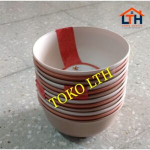 3-496-1.jpg PER 6 PCS MANGKOK PLASTIK 5.5" WARNA / RINGKOK KOBOKAN MANGKUK