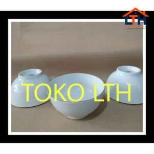 3-507-1.jpg Mangkok Keramik Polos List Emas 5inch (6pcs)