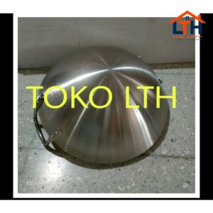 3-513-1.jpg WAJAN KUALI KATEL PENGGORENGAN WOK STAINLESS STEEL TEBAL 34 36 CM