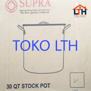 PANCI STOCKPOT STAINLESS 30 QT SUPRA BULENG TONG AIR DANDANG