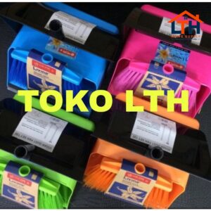 SAPU PENGKI SET VIVIAN 130 DUSTPAN SET DP16 LION STAR SEROKAN SAMPAH DP 16