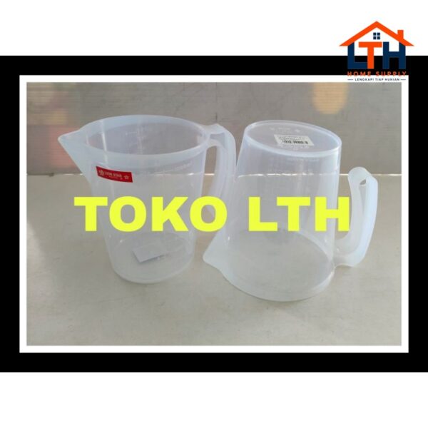 3-550-1.jpg GELAS UKUR 1 LITER HANKO GC 26 LION STAR GELAS TAKAR TAKARAN 1000 ML PLASTIK