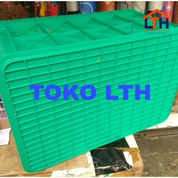 3-558-1.jpg CONTAINER BOX INDUSTRI SERBAGUNA 9919 P ATARI GREEN LEAF KOTAK WADAH TERTUTUP 9919 P