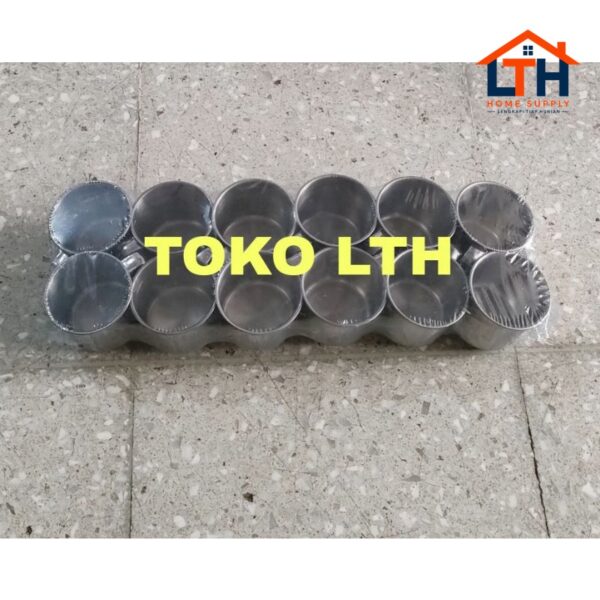 3-578-1.jpg 6 PCS CANGKIR MINI 6 CM STAINLESS STEEL MUG CUP GELAS TEH KOPI SOUVENIR