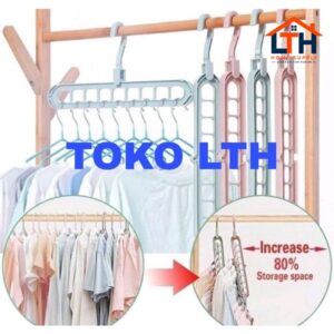3-588-1.jpg Gantungan Baju Lipat 9in1 - Magic Hanger