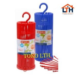 FOLDING HANGER 36 STICK / GANTUNGAN JEMURAN BAJU BAYI ANAK PUTAR BULAT