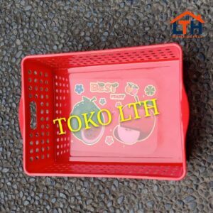 3-632-1.jpg KERANJANG KOTAK PARCEL SEGI PLASTIK SERBAGUNA / WADAH TEMPAT BASKET DOKUMEN SURAT PERSEGI