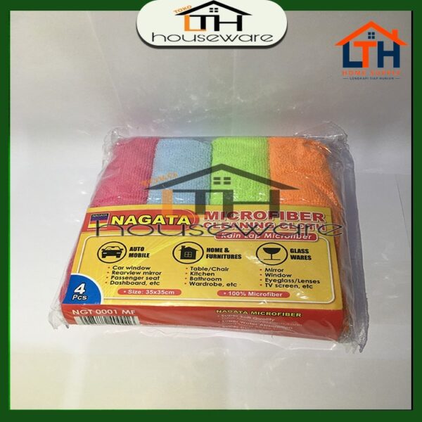 3-637-1.jpg PER 4 PCS KAIN LAP MICROFIBER SERBAGUNA NAGATA NGT 0001 MF