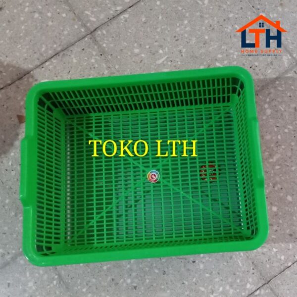 BAK ABU SILVER / BASKOM SEGI PLASTIK / BAK PASIR HIDROPONIK KOTORAN KUCING