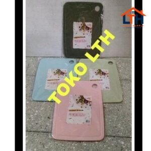 3-647-1.jpg TALENAN PLASTIK WARNA M SEDANG CHOPPING BOARD MEDIUM 520 RED HOUSE