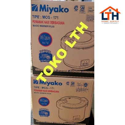 3-659-1.jpg MAGIC COM JUMBO MIYAKO 6 LTR MCG171 MCG 171 RICE COOKER PENANAK NASI JUMBO