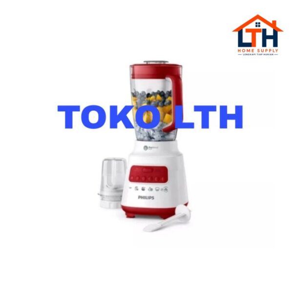 3-668-1.jpg BLENDER PHILIPS PLASTIK 2L 5000 SERIES HR2221 HR 2221 GARANSI RESMI