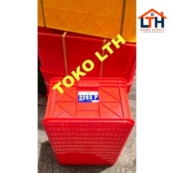 3-679-1.jpg CONTAINER BOX INDUSTRI 2293 P GREEN LEAF KOTAK BOX WADAH SERBAGUNA 2293P