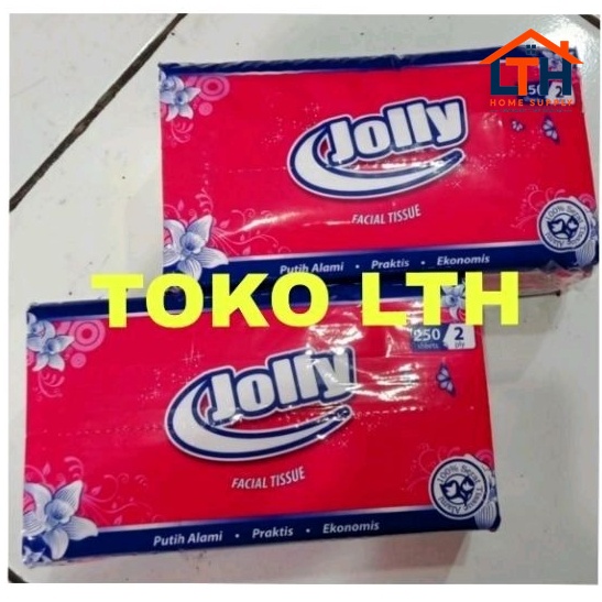 3-681-1.jpg Facial Tissue 2Ply 250Sheet - Jolly