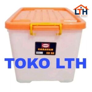 3-687-1.jpg CONTAINER BOX 52 LITER CARAVAN CB52 SHINPO SIP 142 CB 52 KOTAK BOX STORAGE RODA SIP142