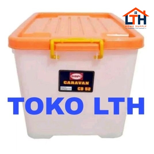 3-687-1.jpg CONTAINER BOX 52 LITER CARAVAN CB52 SHINPO SIP 142 CB 52 KOTAK BOX STORAGE RODA SIP142