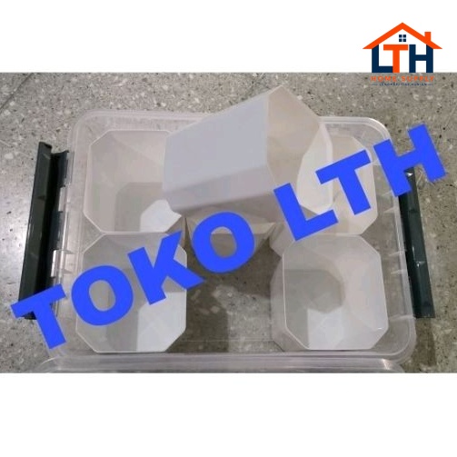 3-697-1.jpg SOLARIS 7840 S KOTAK BOX ORGANIZER SERBAGUNA WADAH PEMISAH GREEN LEAF