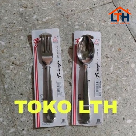 Garpu Makan Tanica Stainless 627-01 - Triangle (6pcs)
