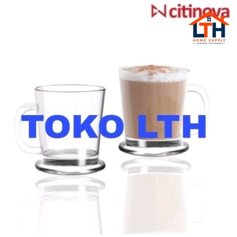 Gelas Gagang Polos Arabica -Citinova (6pcs)