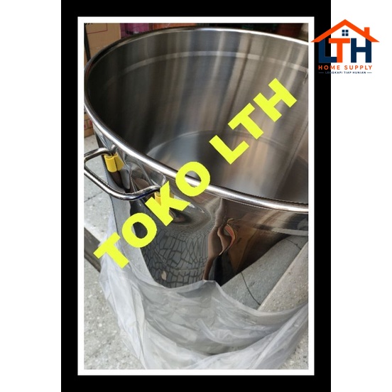 3-722-1.jpg PANCI STOCKPOT STAINLESS 50 CM TONG AIR BUBUR BULENG DANDANG STOCK POT
