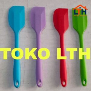 3-749-1.jpg SPATULA SILIKON SUTIL SENDOK KUE ROTI BAKING ADONAN SCRAPER SILICONE FOOD GRADE BESAR