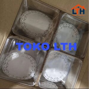 12 PCS TOPLES KUE KERING SEGI NUAI SN168 KOTAK DESSERT BOX SN 168