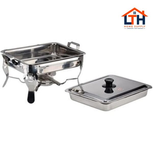 3-76-1.jpg Panci Segi+Kompor Prasmanan-Pan With Stove, Maspion SS-P19