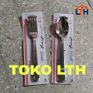 3-760-1.jpg 6 PCS TRIANGLE SENDOK MAKAN MENU SPOON TANICA STAINLESS TEBAL 627-03