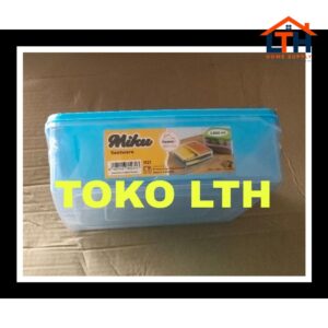 3-770-1.jpg KOTAK SEGI SERBAGUNA 2800 ML MIKU HOMMY PLASTIK BOX WADAH KUE LAPIS TRANSPARAN