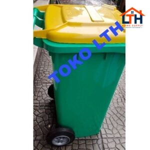 3-778-1.jpg TEMPAT SAMPAH SEGI 100 LITER RODA 9955 DUSTBIN ECO ATARI GREEN LEAF