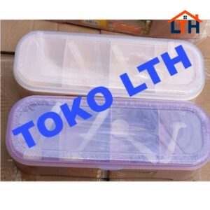 TEMPAT BUMBU ISI 4 KOTAK BOX WADAH GARAM GULA SEKAT 4 RAK BUMBU SERBAGUNA