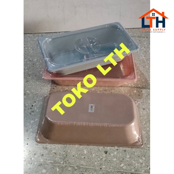 WADAH SAJI SEGI TUTUP PLASTIK MAGENTA M HOMMY 1116 SEALWARE 2300 ML FOOD PAN GASTRONOM