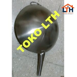 3-800-1.jpg KATEL WAJAN KUALI NASI GORENG BAKMI GAGANG 1 STAINLESS SUBRON 38 CM PENGGORENGAN