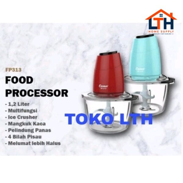 3-828-1.jpg FOOD PROCESSOR FP 313 CHOPPER COSMOS FP313 ALAT PENGGILING BLENDER BUMBU DAGING