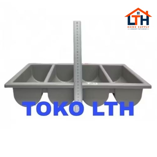 3-838-1.jpg Tempat Sendok Sekat 4 Resto Cutlery Tray RCT223 - Owl Plastik