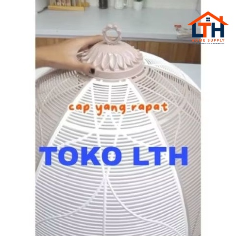 3-842-1.jpg TUDUNG SAJI RAKIT LIPAT FLEKSIBEL BULAT PLASTIK HOMMY SIRENA 3653 PENUTUP MAKANAN