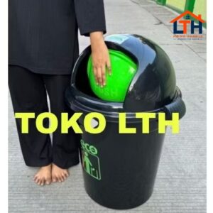 3-853-1.jpg TEMPAT SAMPAH ECO 50 80 LITER BULAT TONG SAMPAH TUTUP PUSH HITAM 9873 9874 ATARI DUSTBIN