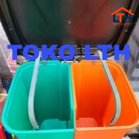 Tempat Tong Sampah Injak 20L 2 Warna Medis Organik Anorganik MPW