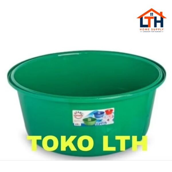 3-863-1.jpg TITANIC 9830 BASKOM BAK JOLANG BASIN EMBER BESAR JUMBO 130 LTR ATARI GREEN LEAF