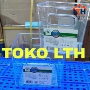 STORAGE TRAY PRISMA 1400 1401 1402 GREEN LEAF KOTAK BOX WADAH ORGANIZER KULKAS ACRYLIC MIKA SIMPLY