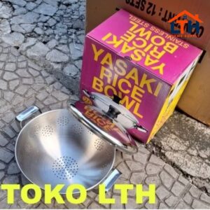 3-868-1.jpg SANGKU STAINLESS 26 CM YASAKI MASPION SS TEMPAT WADAH BAKUL NASI RICE BOWL