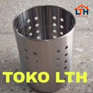 TEMPAT SENDOK GARPU SUMPIT SEDOTAN STAINLESS BULAT RESTO CAFE KECIL BESAR